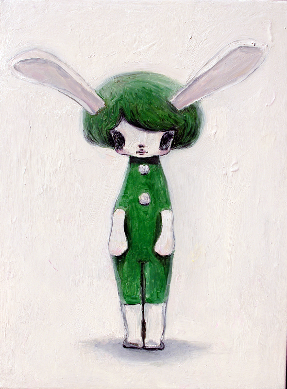 04 White ears 30x40cm